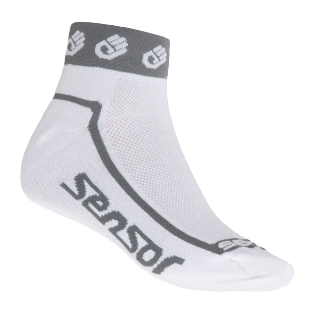 Ponožky SENSOR RACE LITE SMALL HANDS bílé