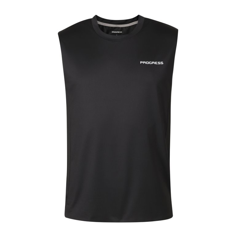 Tílko pánské Progress DRIVER SINGLET černé