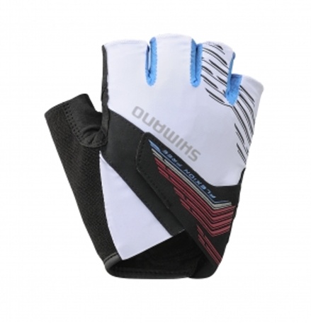Rukavice Shimano Advanced glove bílé