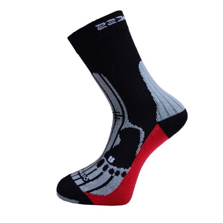 Ponožky Progress MERINO turistické černo/šedé