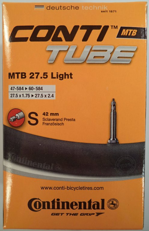 Duše Continental MTB Light 27. 5 (47-584/60-584) FV/42mm
