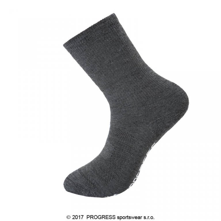 Ponožky Progress MANAGER merino šedé