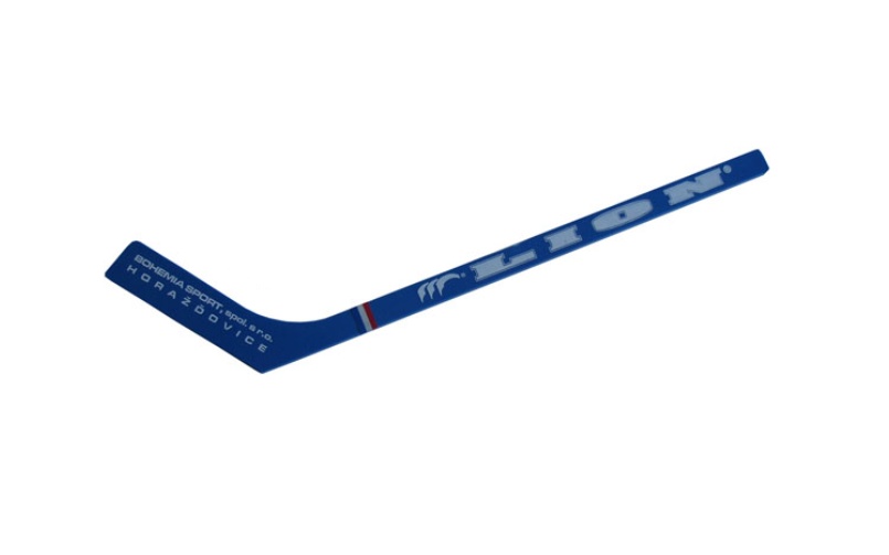 Hokejka mini Lion 30cm - modrá rovná