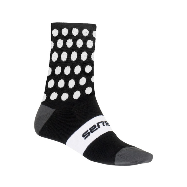 Ponožky SENSOR DOTS NEW černo/bílé