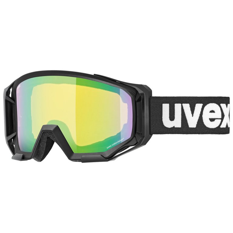Brýle lyžařské UVEX Athletic CV černo/zelené