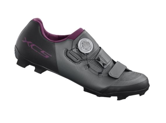 boty Shimano XC5 šedo-růžové