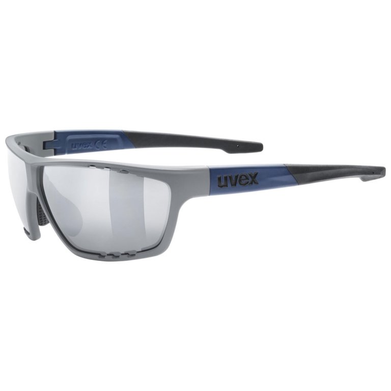 Brýle UVEX Sportstyle 706 šedo modré matné
