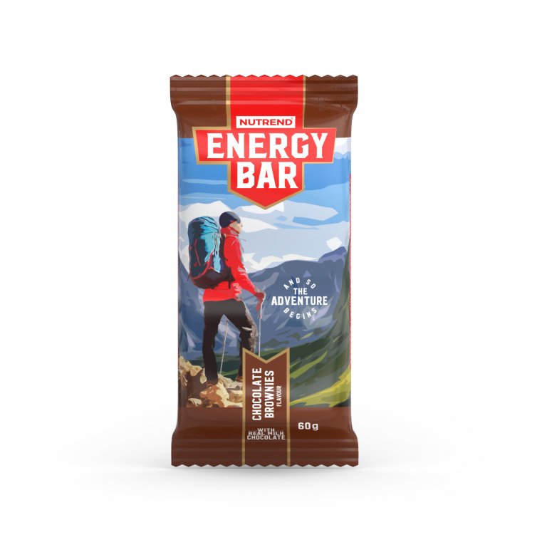 tyčinka Nutrend ENERGY BAR čokoládové brownies 60g