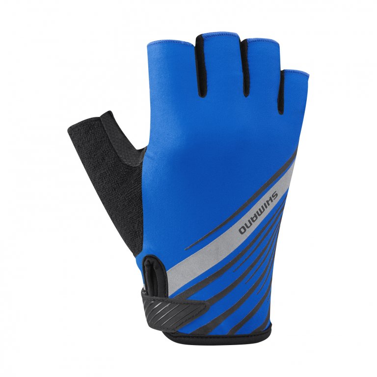 rukavice cyklistické pánské Shimano modré
