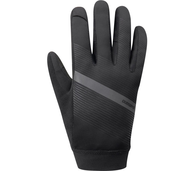 rukavice cyklistické unisex Shimano WIND CONTROL černé