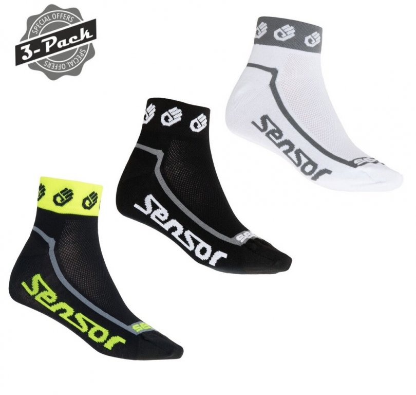Ponožky SENSOR RACE LITE SMALL HANDS 3pack NEW