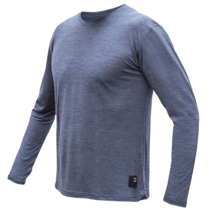 Triko dlouhé pánské SENSOR MERINO LITE modré