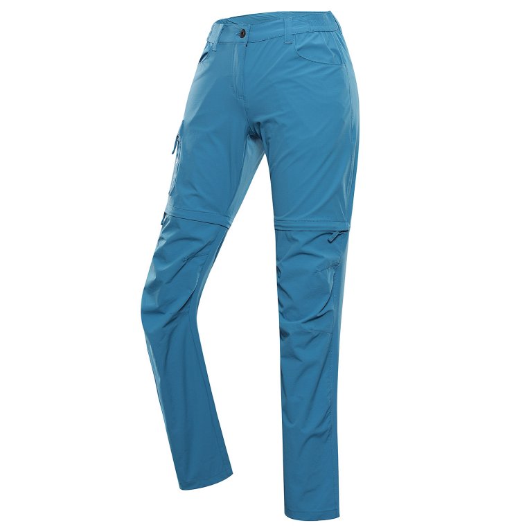 Kalhoty dámské dlouhé ALPINE PRO NESCA odepínací modré
