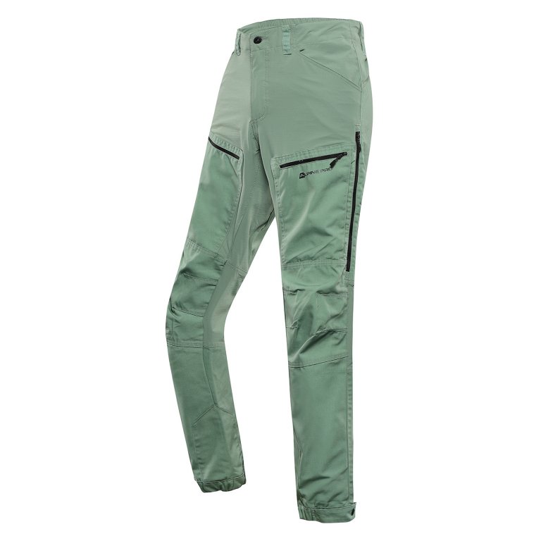 Kalhoty pánské dlouhé ALPINE PRO ZARM zelené