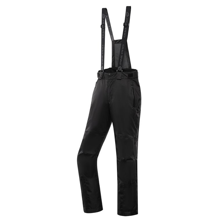 Kalhoty pánské dlouhé ALPINE PRO FELER s membránou PTX černé