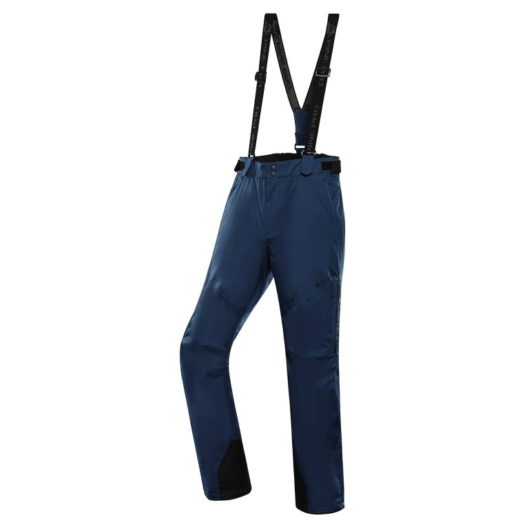 Kalhoty pánské dlouhé ALPINE PRO OSAG s membránou PTX modré
