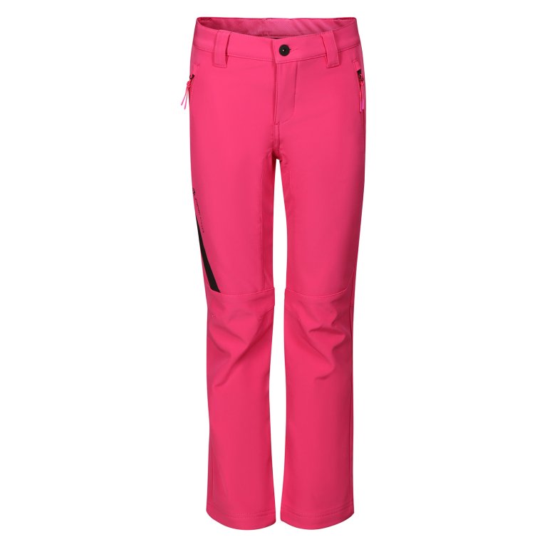 Kalhoty dětské dlouhé ALPINE PRO HURFO softshellové růžová