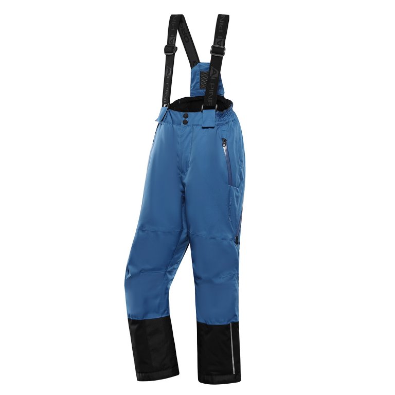 Kalhoty dětské dlouhé ALPINE PRO FELERO lyžařské s membránou PTX modrá