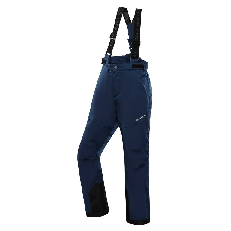 Kalhoty dětské dlouhé ALPINE PRO OSAGO lyžařské s membránou PTX modrá