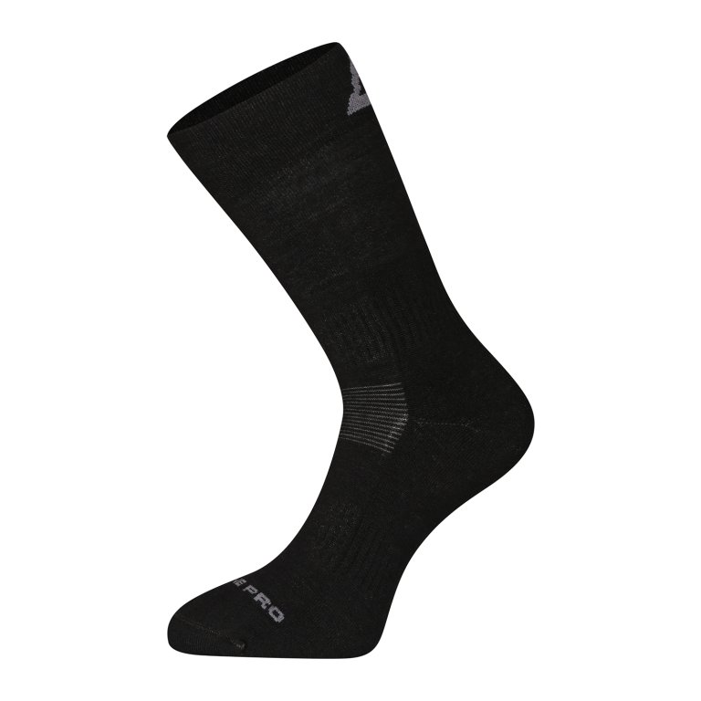 Ponožky ALPINE PRO ERATE antibakteriální merino černé