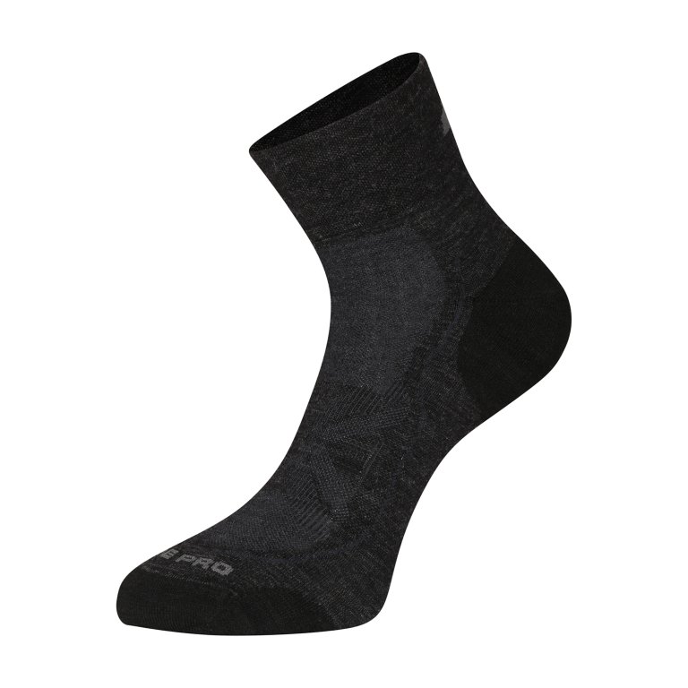 Ponožky ALPINE PRO DERERE antibakteriální merino černé