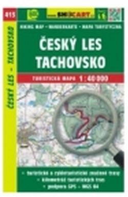 Mapa cyklo-turistická Český les, Tachovsko, SH413