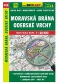 Mapa cyklo-turistická Mor. brána, Oder. vrchy, 468