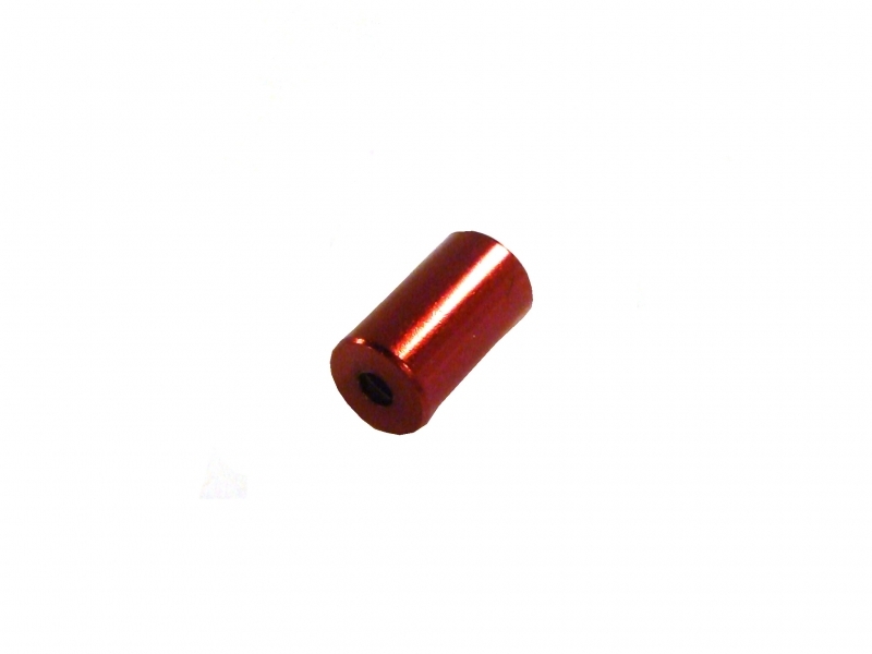 koncovka bowdenu 5.0mm Alhonga CNC červená 20ks