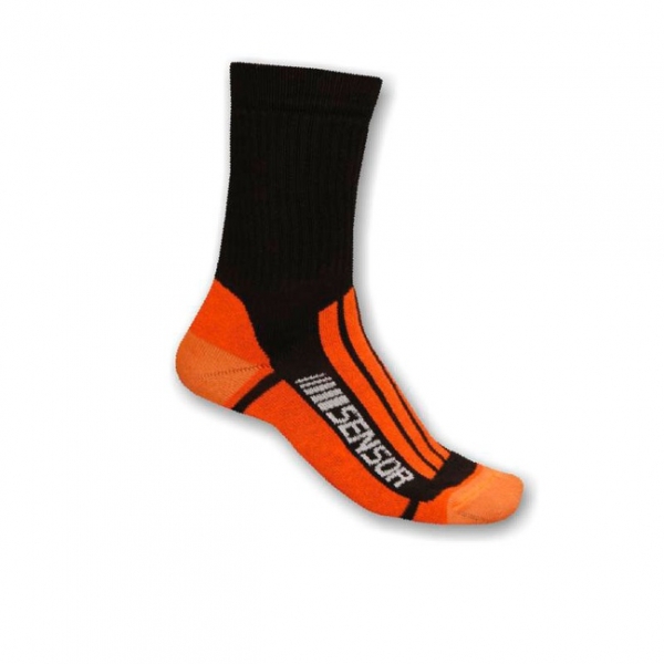 Ponožky SENSOR TREKING EVOLUTION černo/oranžové