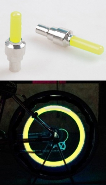 čepička ventilku LED žlutá